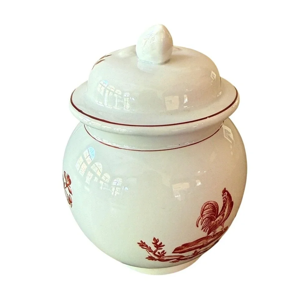 Vintage Wedgwood Chantecler‎ Rooster Ginger Jar - Georgetown Collection England